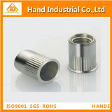 Reduced Head Knurled Body Open End Rivet Nut Fastener