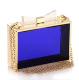 2015 Fashion Bags Fine Transparent Box Evening Bag (XW727)