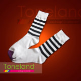 Women Fashion Striped Normal Socks (WNE0030)