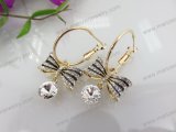 Best Quality American Style Acrylic Crystal Collar Butterfly Earrings Jewelry