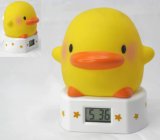 Electronic Duck Clock with Vinyl Toys