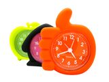 Unbreakable Custom Logo Student Mini Quartz Silicone Alarm Clock