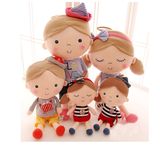 Lovely Soft Plush Navy Boy&Girl Doll with Stripe Shirt