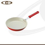 Popular Red Color Ceramic Frying Pan