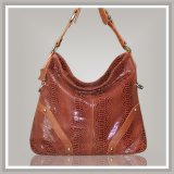 3-Fold Leather Handbags for Ladies (21074)