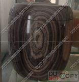 Special Black Wood Vein Marble Cremation Urn for as Funeral Products
