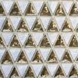Sequin Embroidery with Triangle-Flk300
