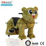 Ground-Based Plush Electric Animal Riding with Battery