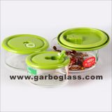 Heat-Resistance High Borosilicate Glass Storage Jar (GB-8416)