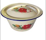 2016 High Quality Enamel Wash Bowl with Lid