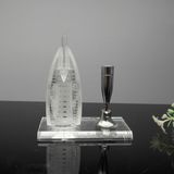 Crystal Dubai Burj-Al-Arab Model Craft with Pen Holder