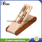 Wooden Pen Box with 2 Pens for Promotion