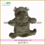 Soft and Stuffed Hippo Hand Puppet
