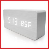 Wholesale Wooden LED Display Alarm Clock as Best Gifts