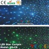 3m*8m Fireproof Cloth Stage Decoration Lighting Star Curtain LED