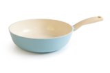 Cast Aluminum 10'' Deep Frying Pan with Soft Touch Handle
