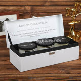 Luxury Collection Glass Candle with Black Lid