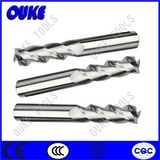 Tungsten Carbide 3 Flutes Milling Cutter for Aluminum HRC50