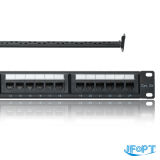 UTP Cat5e Fiber Optical Patch Panel with 24 Port (JFPP-U5E24)
