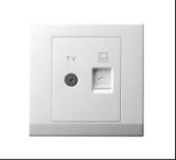 Twin TV & RJ45 Data Outlet