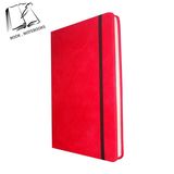 A6 Red Cover Notebooks Paper with Black Elastic Band for Cheap Wholesales