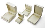 2015 New Arrival Watch Earrings Neckless Jewelry PU Covered Cardboard Plastic Booklet Box with Spring Hinge