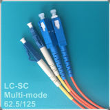 LC-Sc 62.5/125 Optical Fiber Patch Cable