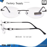 New Trend Rimless Eyewear with Unique Spring Hinges (MW15148)
