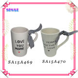 Ceramic Cup, Valentine's Long Mug, Decal Cup, Souvenir