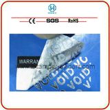 Custom Security Silver Sticker Tamper Evident Label