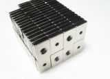 Rare Earth Neodymium NdFeB Magnets Block Shape with Countersunk Hole 30*20*5