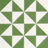 Green Indian Glazed Porcelain Tile20*20cm