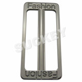Garment Metal Square Buckle with Engraved Logo (BK0590)