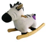 Baby Plush Rocking Horse with Wooden Base (GT-22)