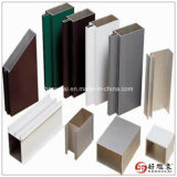 Curtain Wall Aluminum Profile with Anodized and Powder Coating