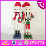2015 Wooden Promotion Toy Wholesale, Best Seller Wooden Toy, Hand Painted Traditional Wooden Christmas Toy for Promotion W02A082