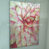 Newest Handmade Big Flower Paintings for Decor (LH-255000)