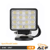 CREE 48W Squre LED Work Light for Offroad Truck Jeep
