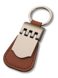 Brown Promotion Key Chain with Sliver Metal (L233)