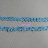 Light Blue Small Flower Chemical Lace for Dress