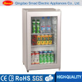70L CE/SAA/RoHS/SAA Glass Door Mini Refrigerator