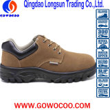 Suede Leather Rubber Soled Safety Work Footear (GWRU-GB037)