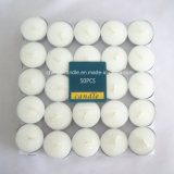 White Tealight Candles with Long Burning Time