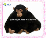 Sitting Black Orangutan Stuffed Forest Animals Toy (XDT-0207)
