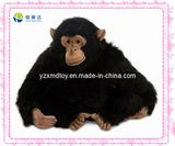 Sitting Black Orangutan Stuffed Forest Animals Toy (XDT-0207)