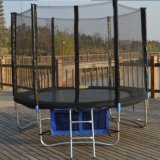 Trampoline with Safety Net and Ladders