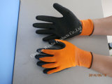 Wl113 Latex Dipped Gloves with 13 Gauge Seamless Knitting Shell
