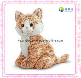 Lifelike Brown Cat Plush Stuffed Toys