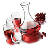 Glass Decanting/Decanter/Stemless Wine Glass Set