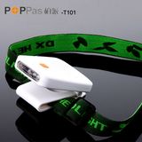 Poppas T101 Cap Light 3 LED Brighter Plastic IP Sensor Induction LED Headlamp